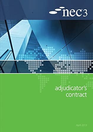 NEC3 AC – Adjudicator's Contract