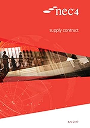 NEC4 SC – Supply Contract